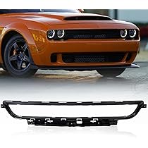challenger ケース　madeinchallenger HECASA Front Bumper Lip Compatible with 2015-2023 Dodge